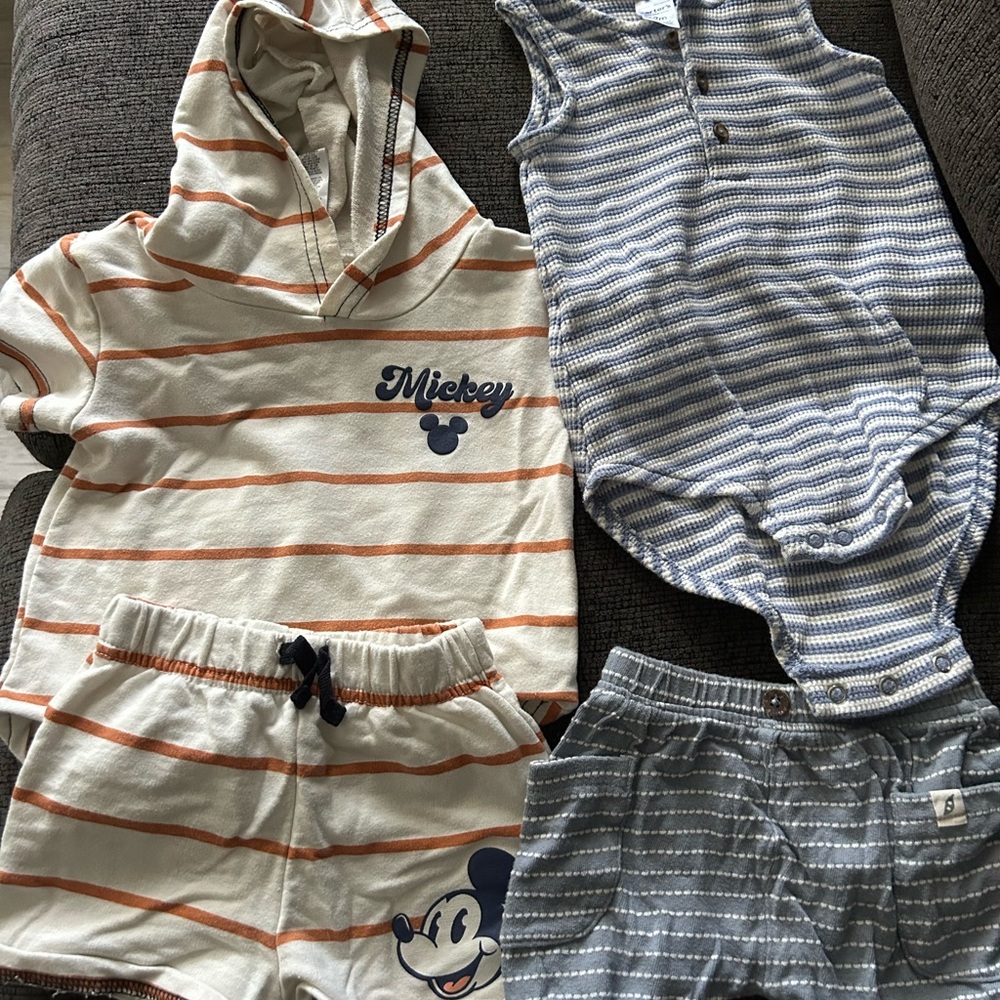 Baby boy 12 month clothes. Mickey Mouse